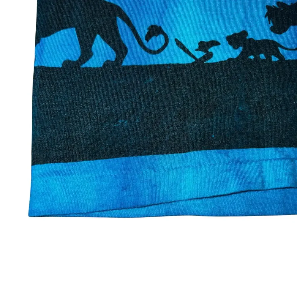 Vintage Disney's Lion King single stitch embroidered double sided t-shirt - Picture 6 of 8